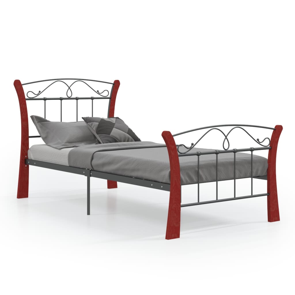 Bedframe metaal 90x200 cm