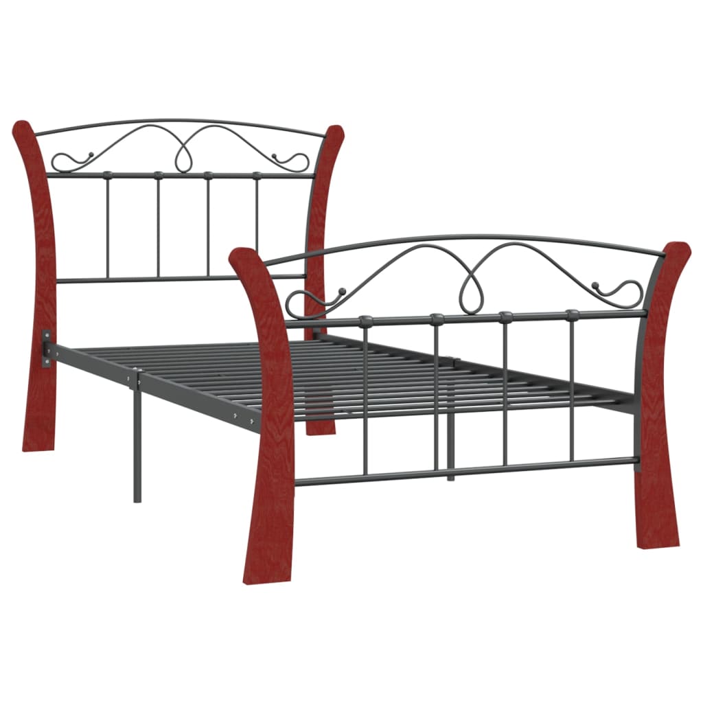 Bedframe metaal 90x200 cm