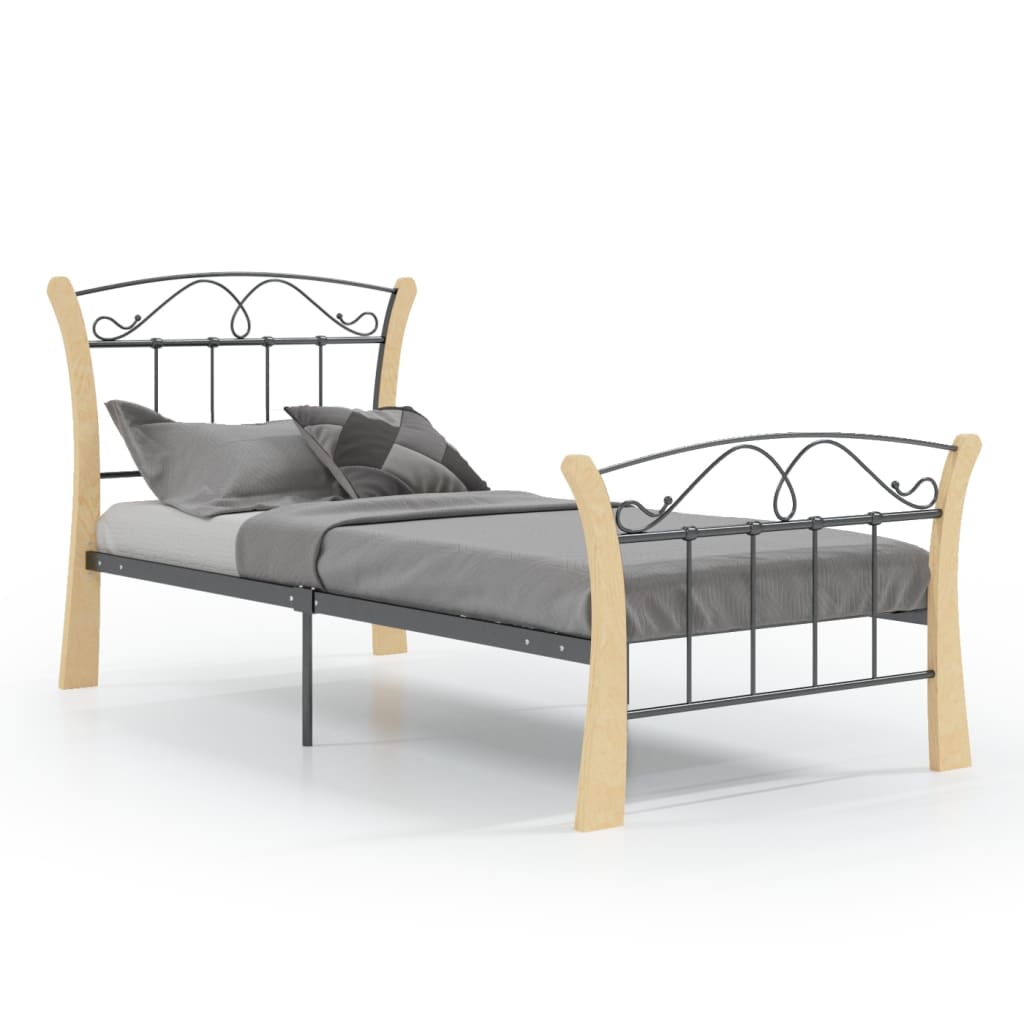 Bedframe metaal 90x200 cm