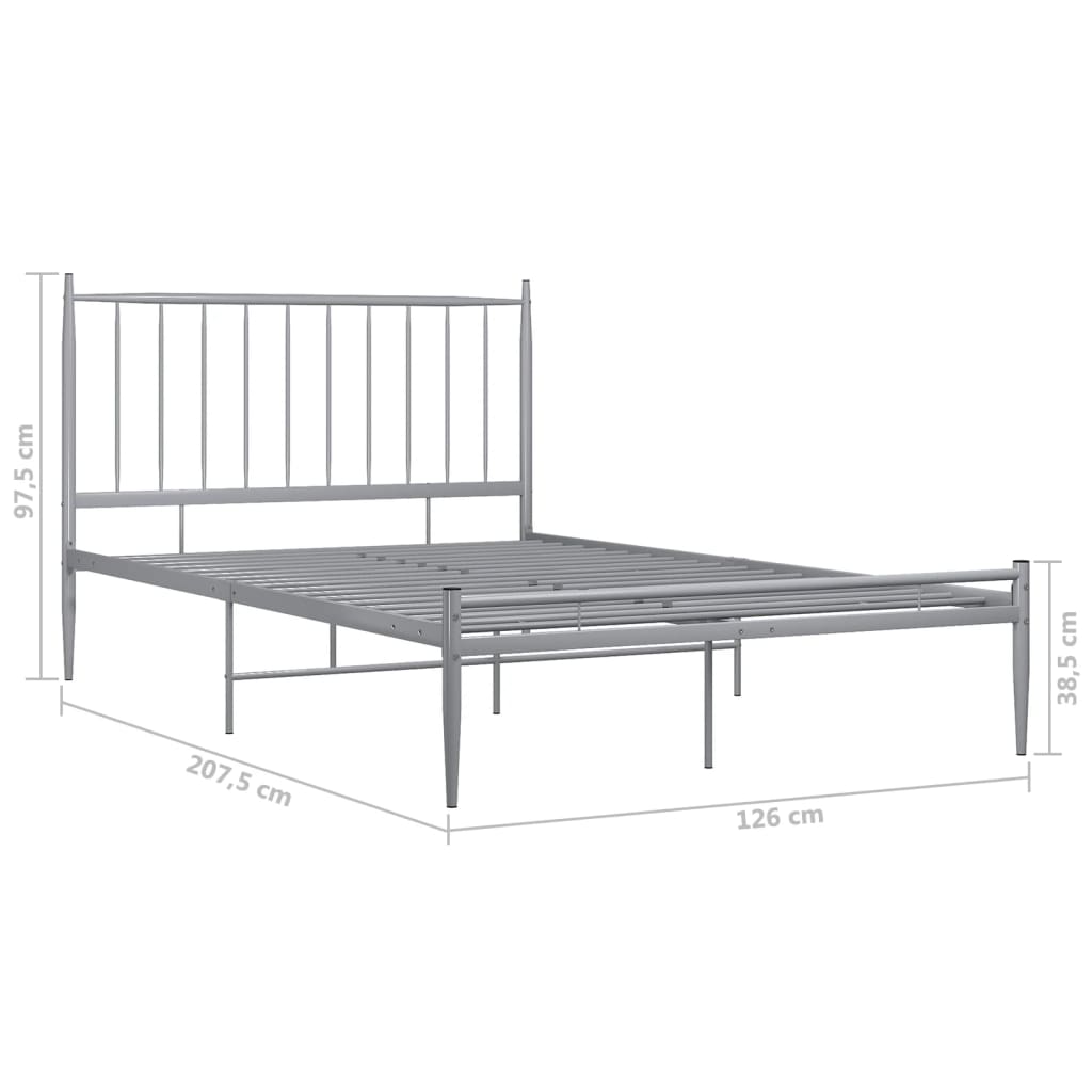 Bedframe metaal 140x200 cm