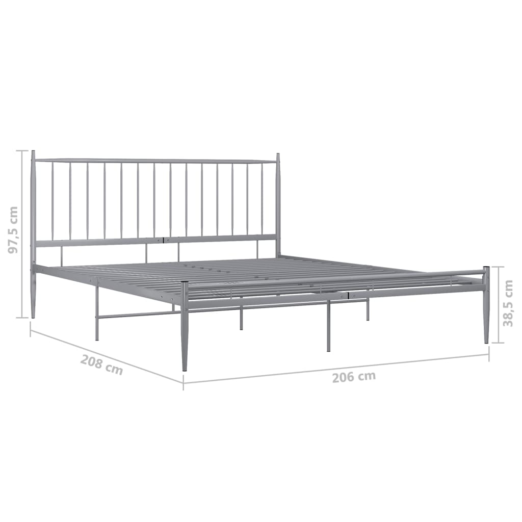 Bedframe metaal 140x200 cm