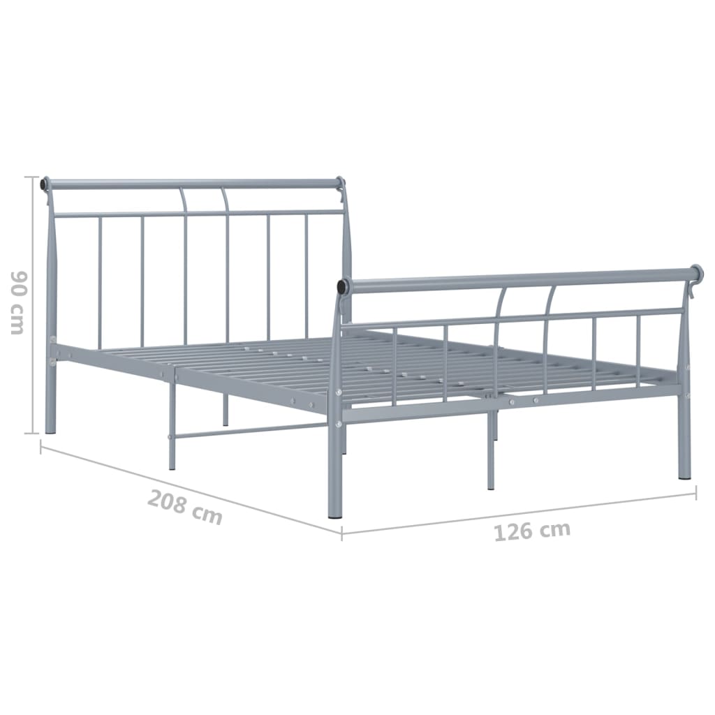 Bedframe metaal 120x200 cm