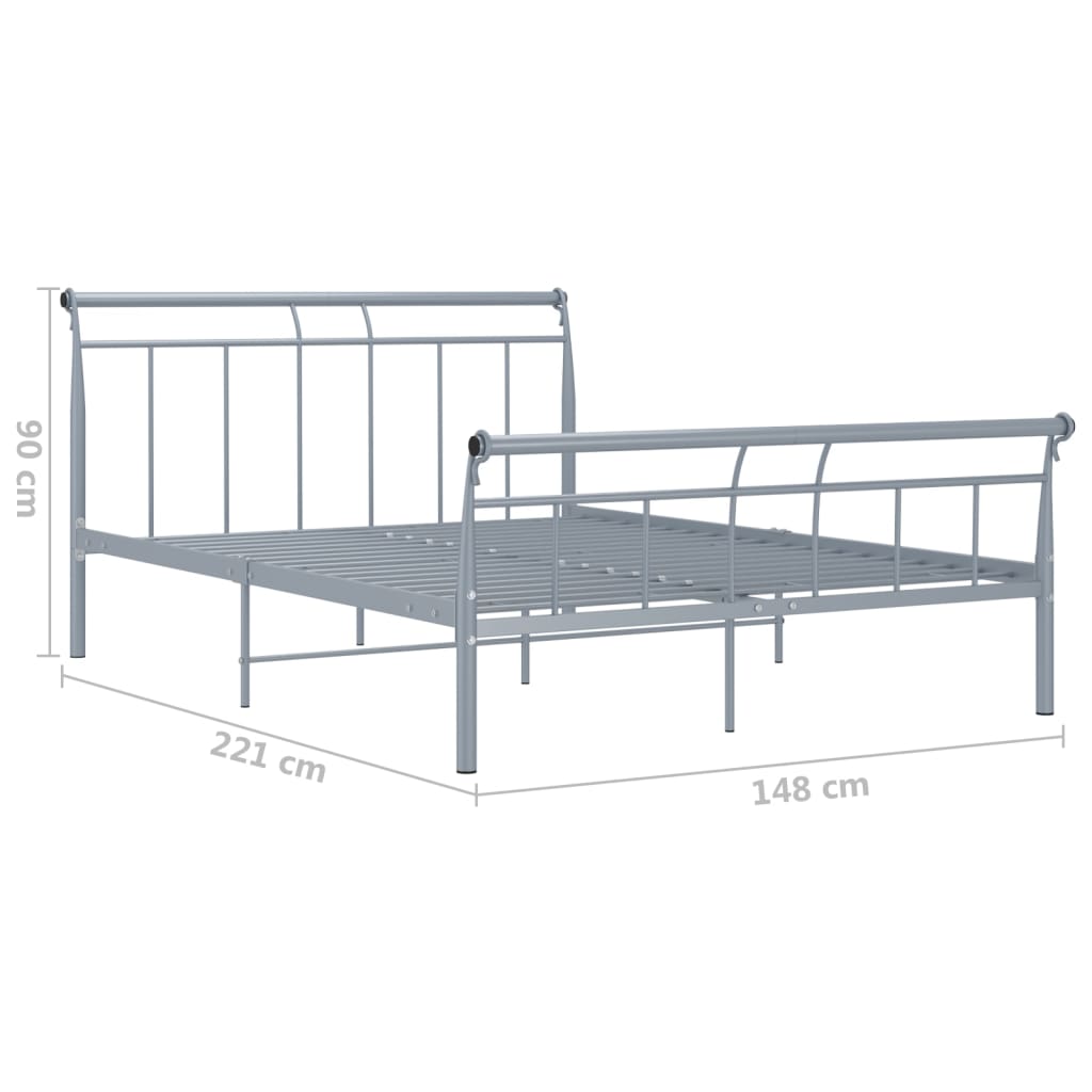 Bedframe metaal 120x200 cm