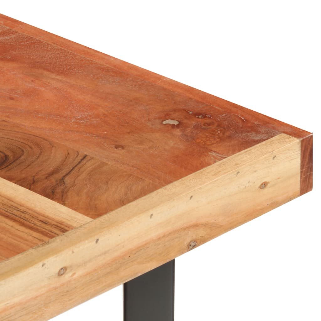 Salontafel 142x90x42 cm massief mangohout