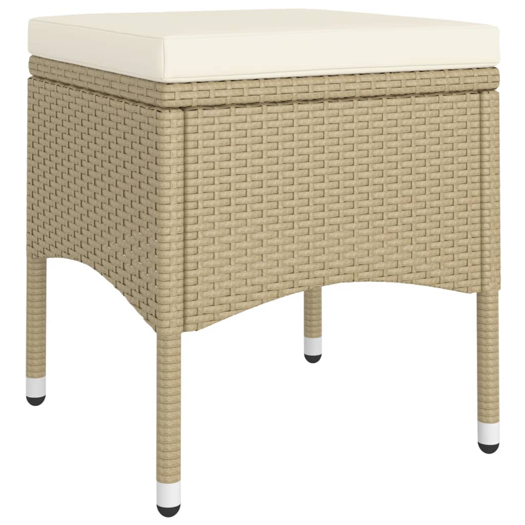 5-delige Loungeset poly rattan