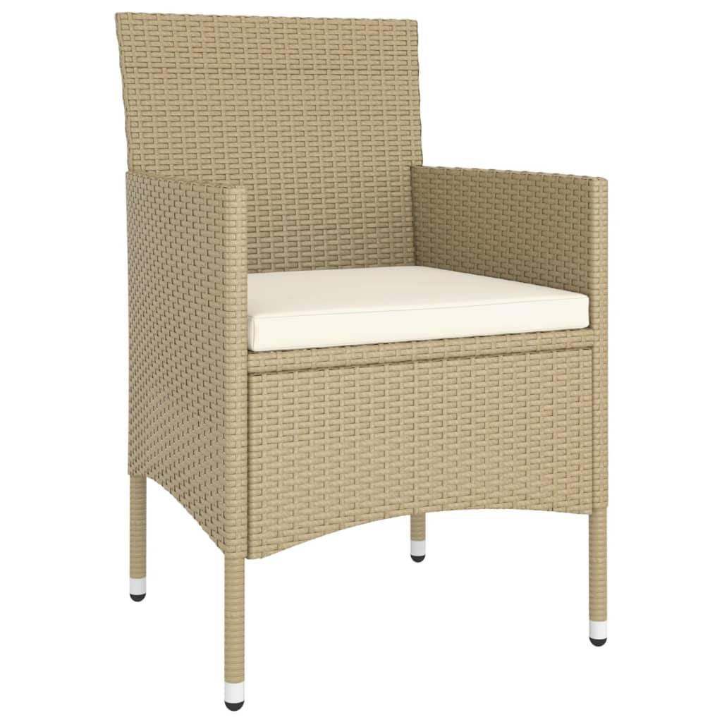 5-delige Loungeset poly rattan