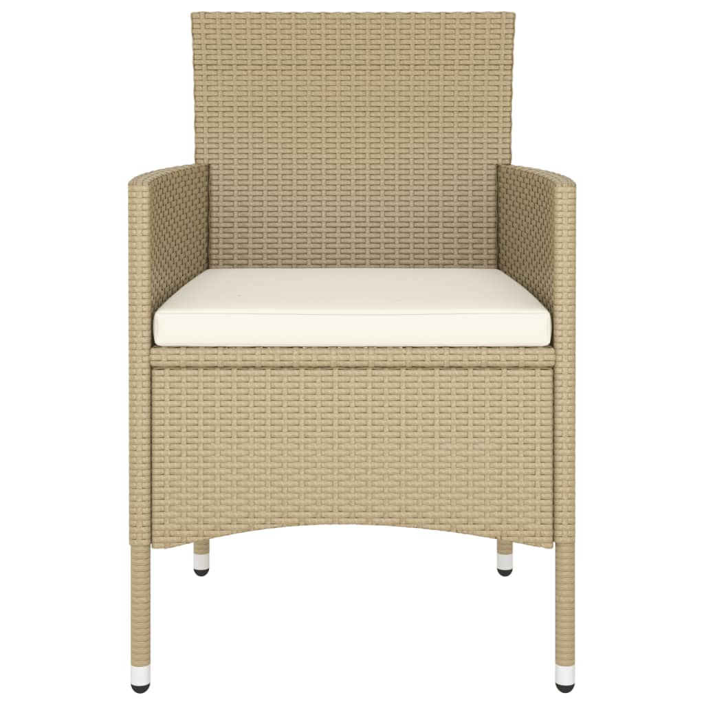 5-delige Loungeset poly rattan