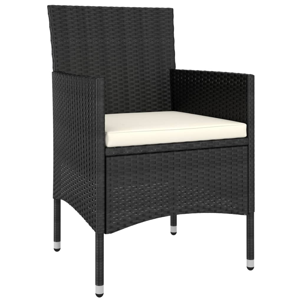 5-delige Loungeset poly rattan