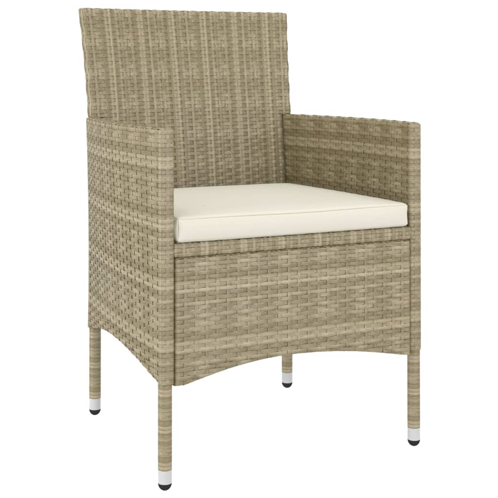 5-delige Loungeset poly rattan