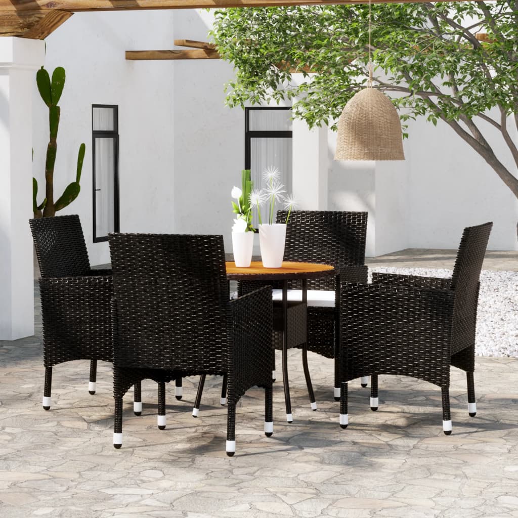 5-delige Tuinset poly rattan