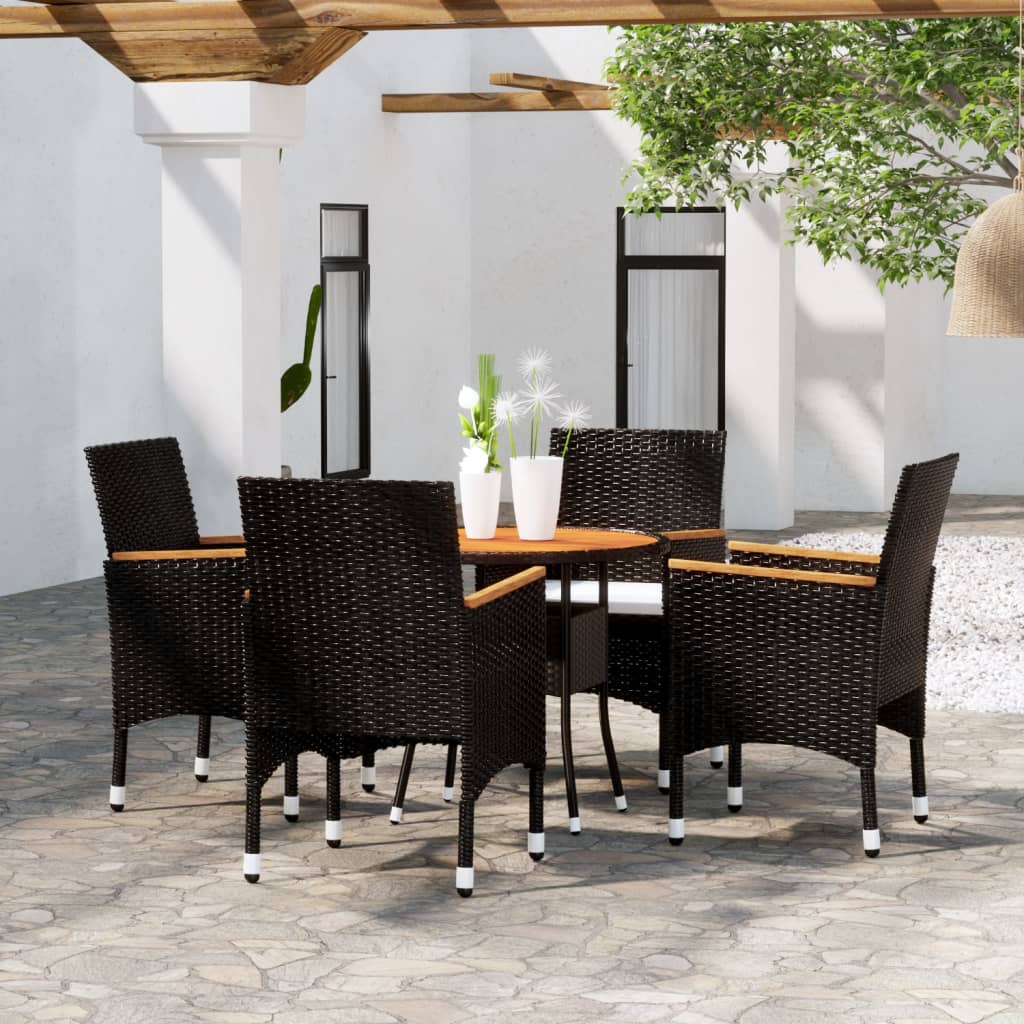 5-delige Tuinset poly rattan