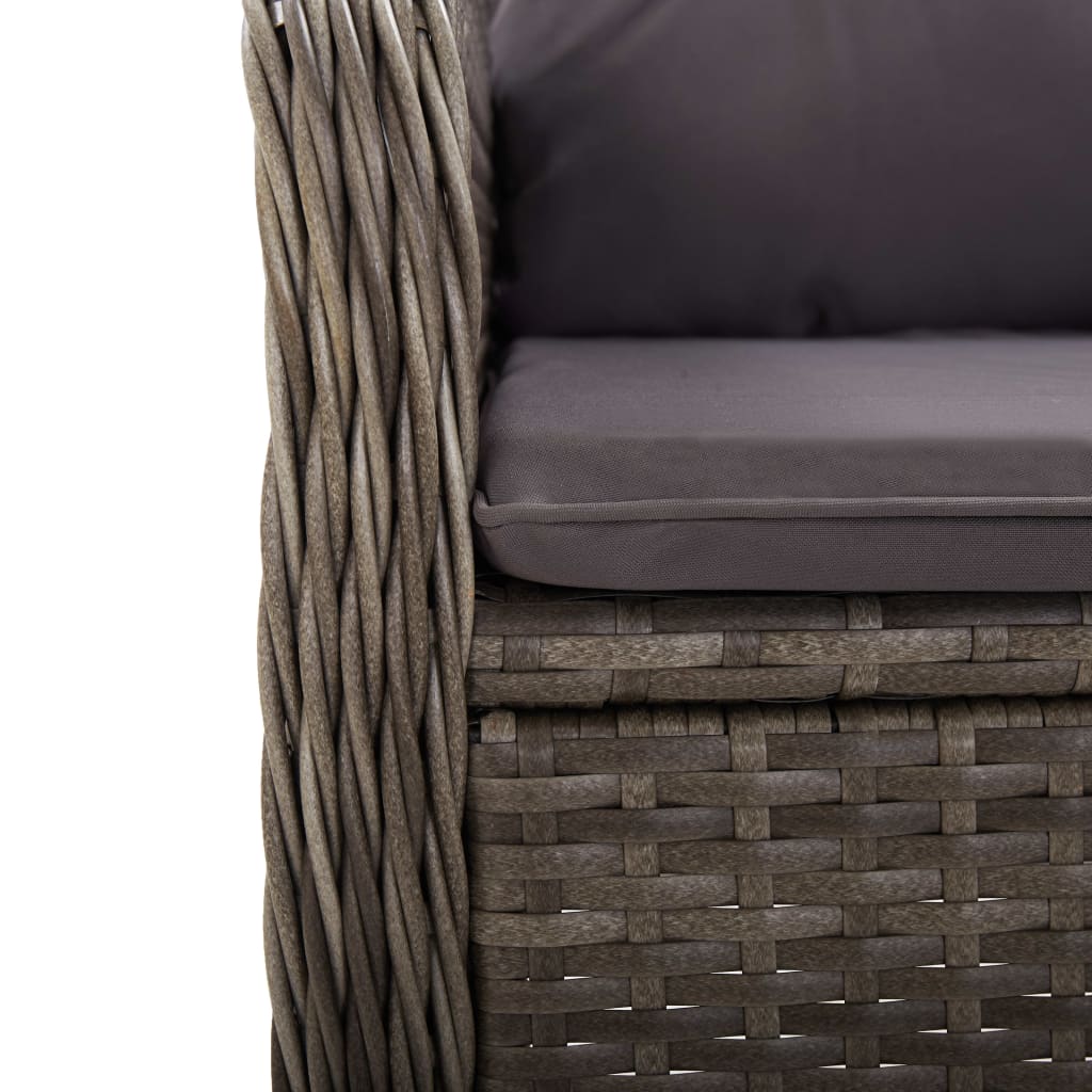 3-delige Bistroset poly rattan