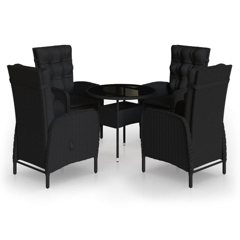 3-delige Bistroset poly rattan