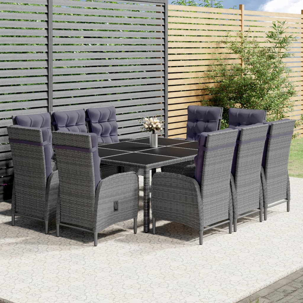 11-delige Tuinset poly rattan