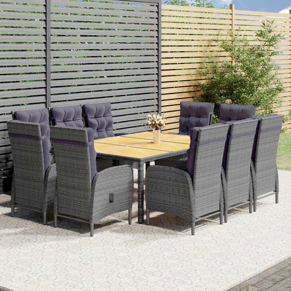 11-delige Tuinset poly rattan