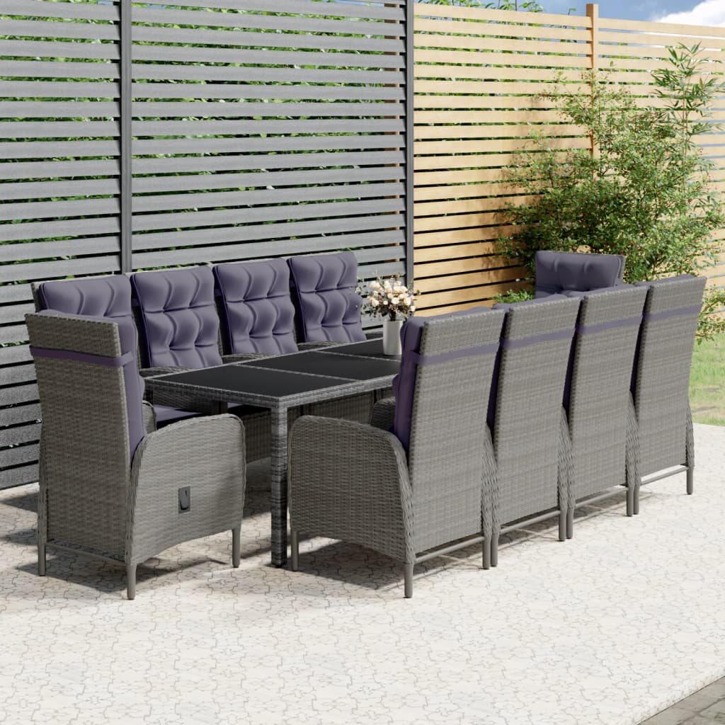 11-delige Tuinset poly rattan