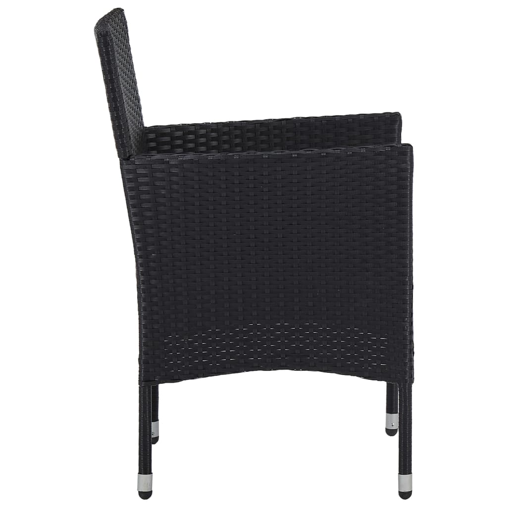 11-delige Tuinset poly rattan bruin