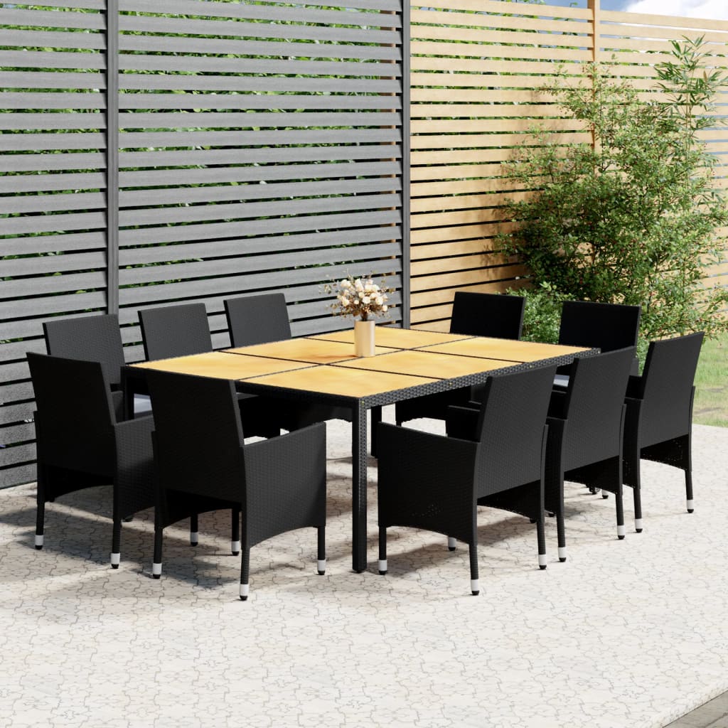 11-delige Tuinset poly rattan