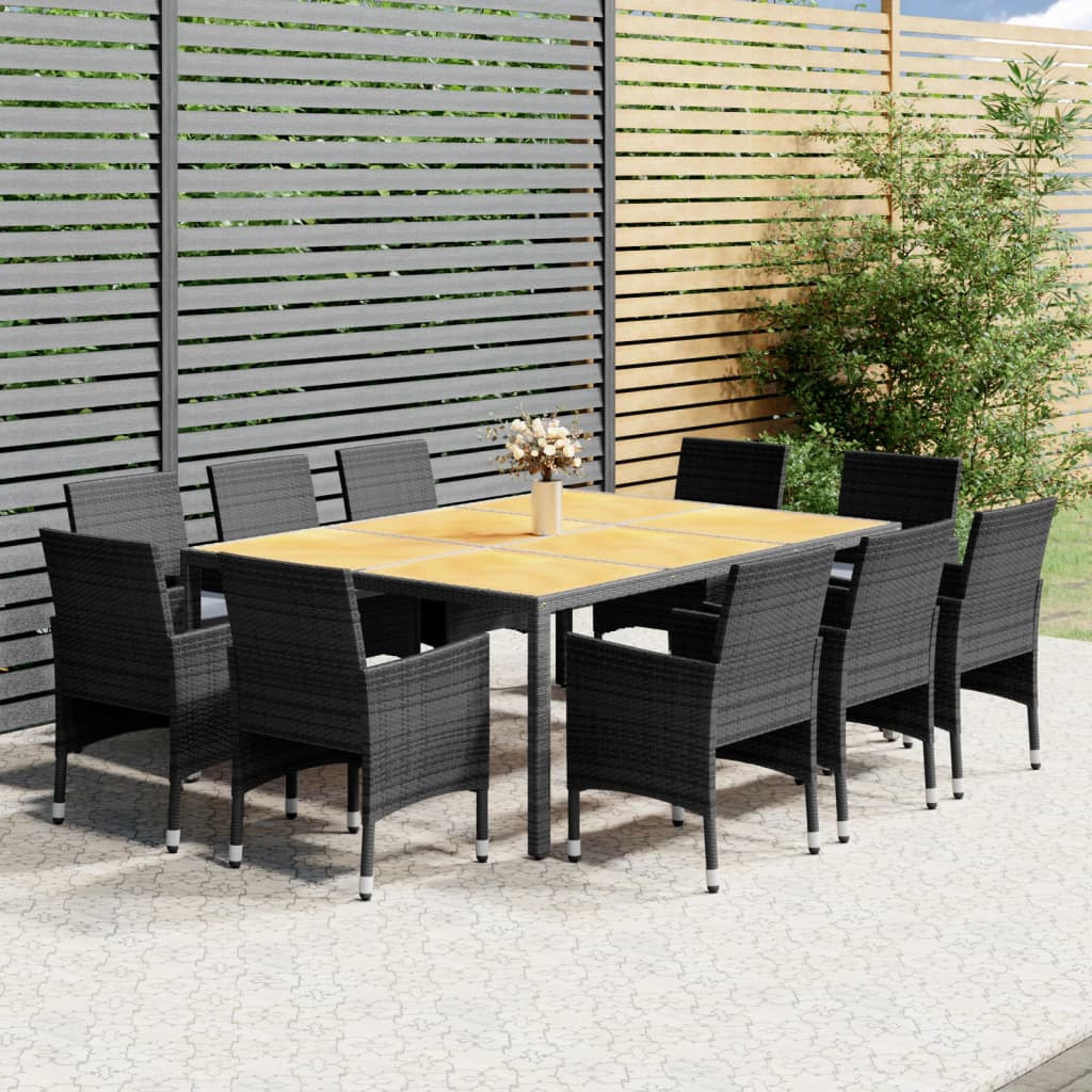 11-delige Tuinset poly rattan