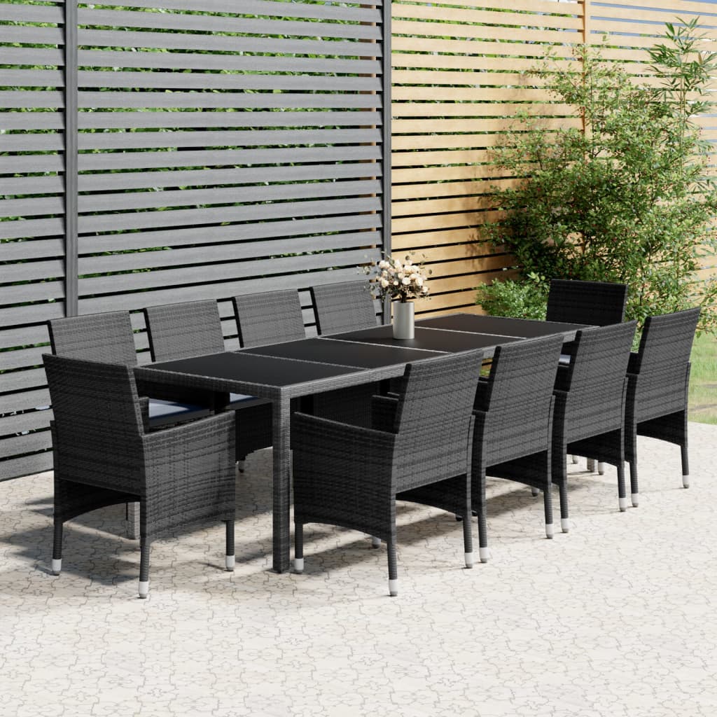 11-delige Tuinset poly rattan