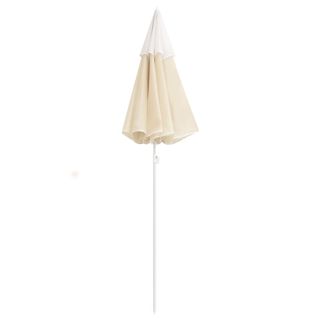 Parasol met stalen paal 180 cm