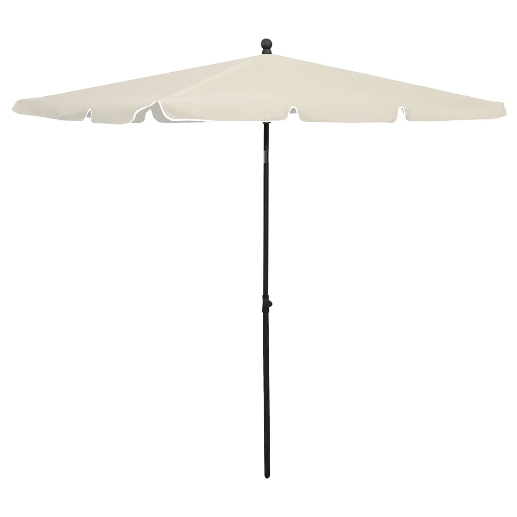 Parasol met paal 210x140 cm