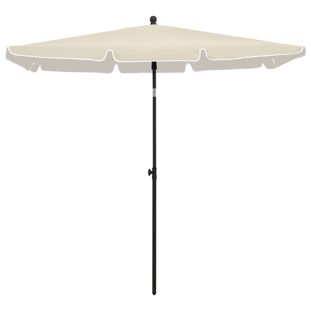 Parasol met paal 210x140 cm