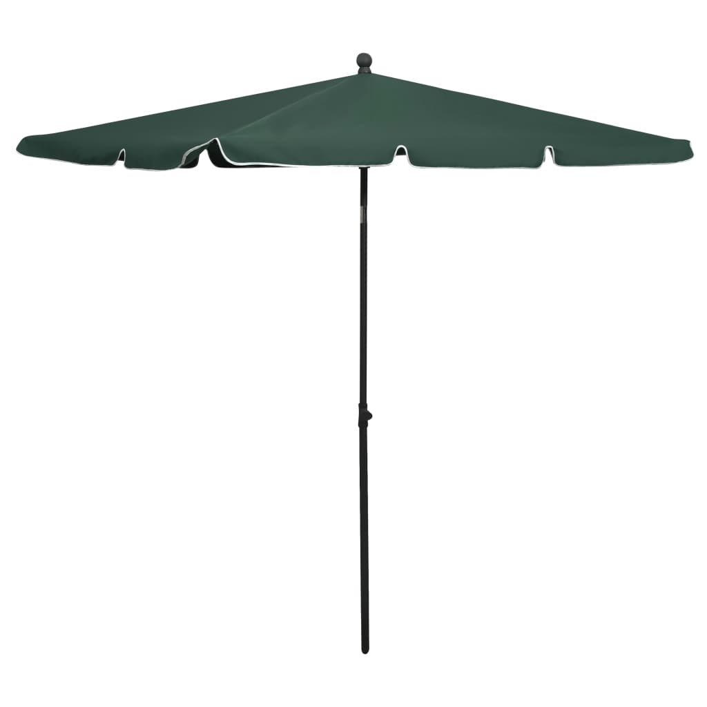 Parasol met paal 210x140 cm