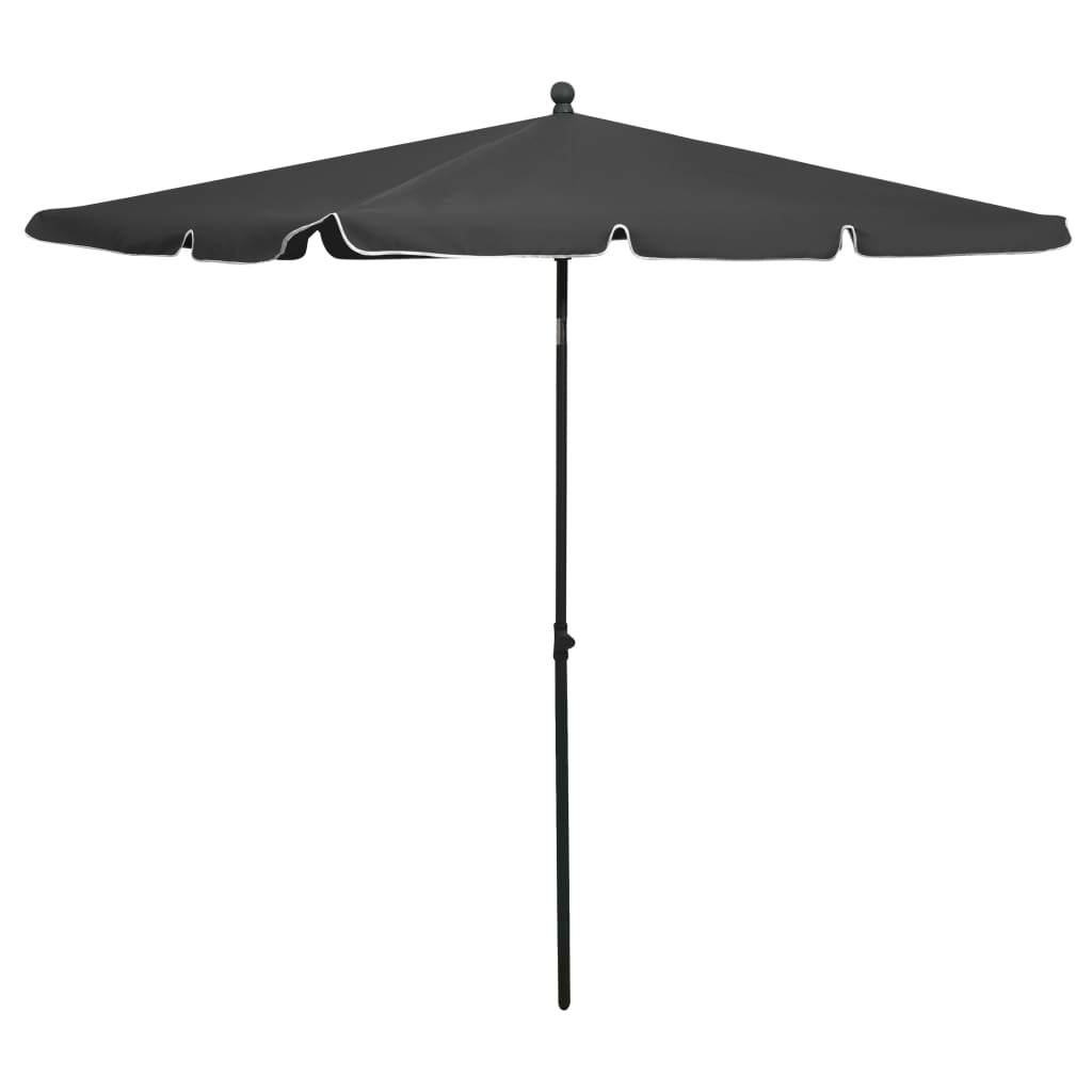 Parasol met paal 210x140 cm