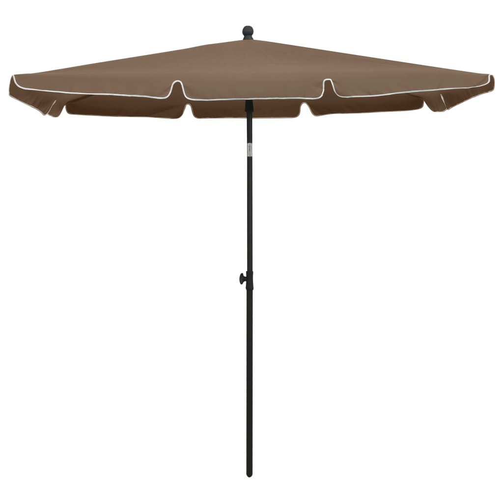 Parasol met paal 210x140 cm