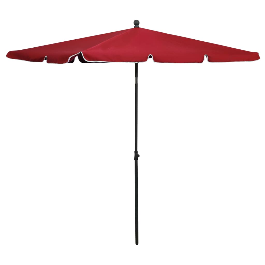 Parasol met paal 210x140 cm