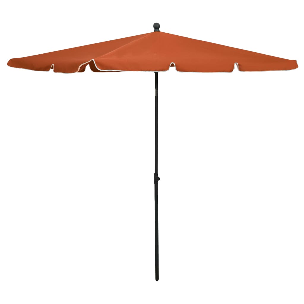 Parasol met paal 210x140 cm