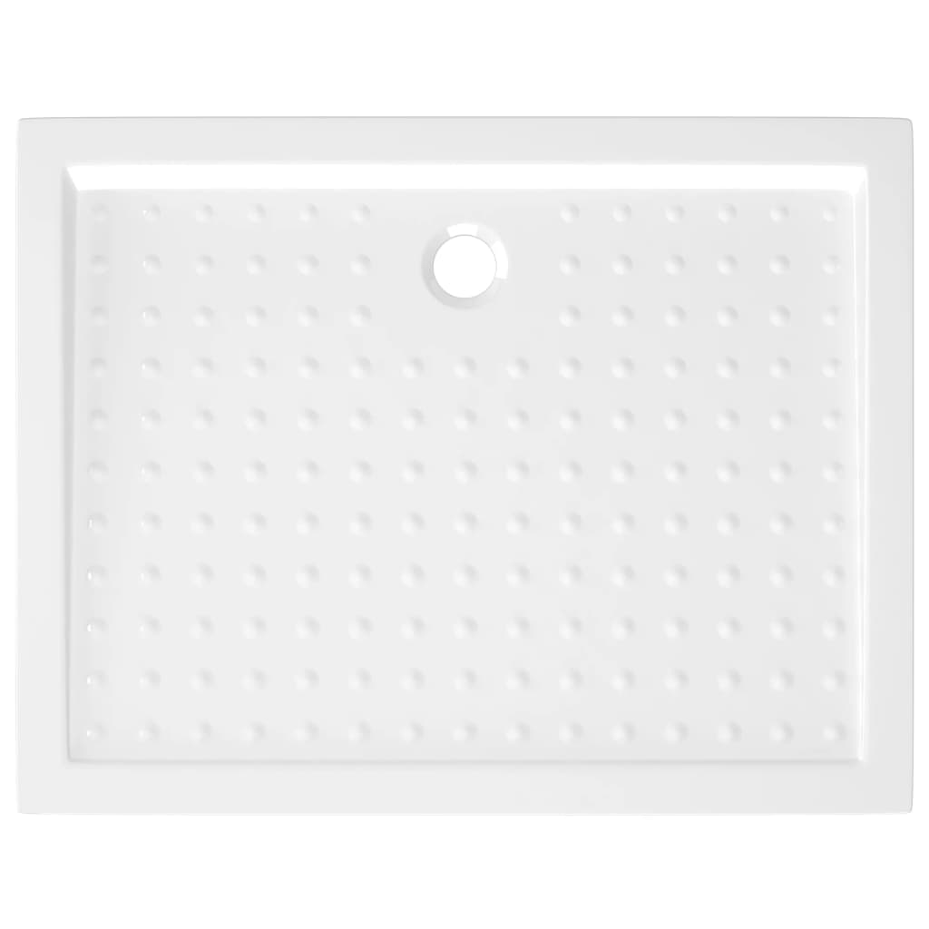 Douchebak met noppen 80x100x4 cm ABS wit