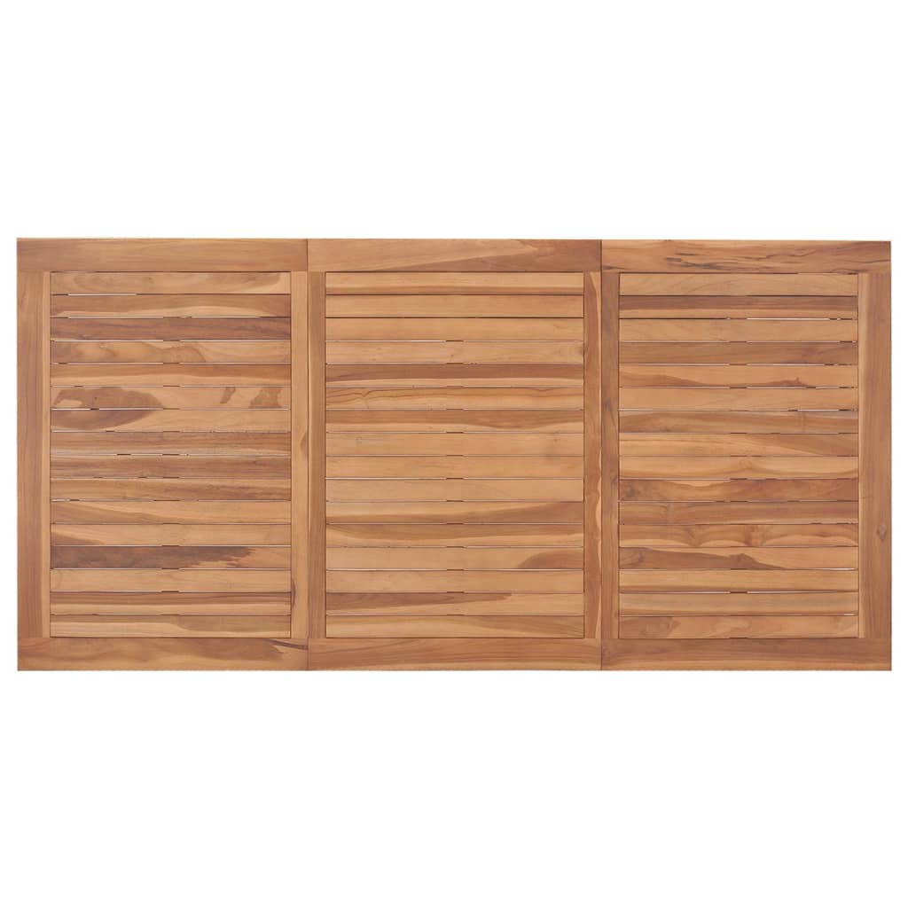 Tuintafel 150x90x75 cm massief teakhout