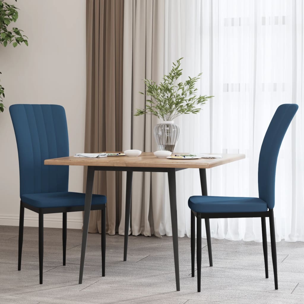 Eetkamerstoelen 4 st fluweel crèmekleurig