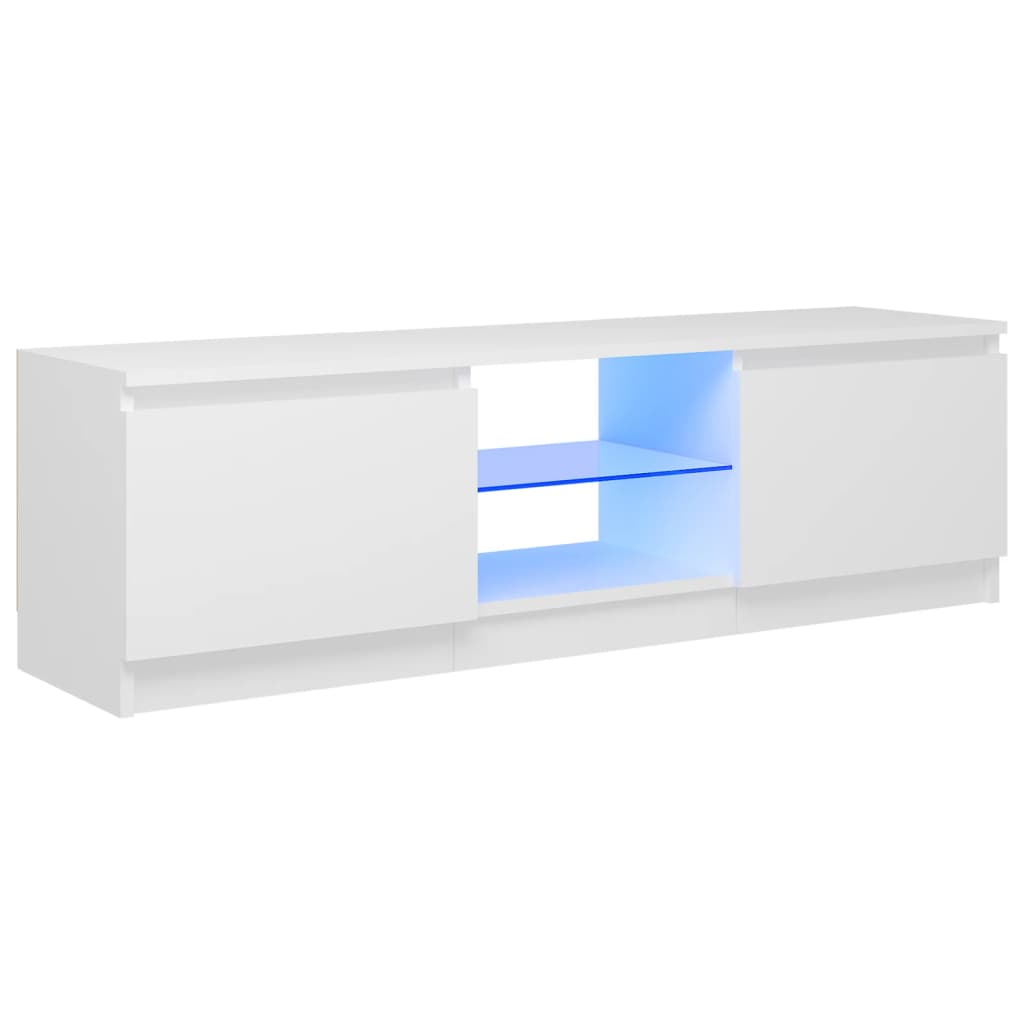 Tv-meubel met LED-verlichting 120x30x35,5 cm