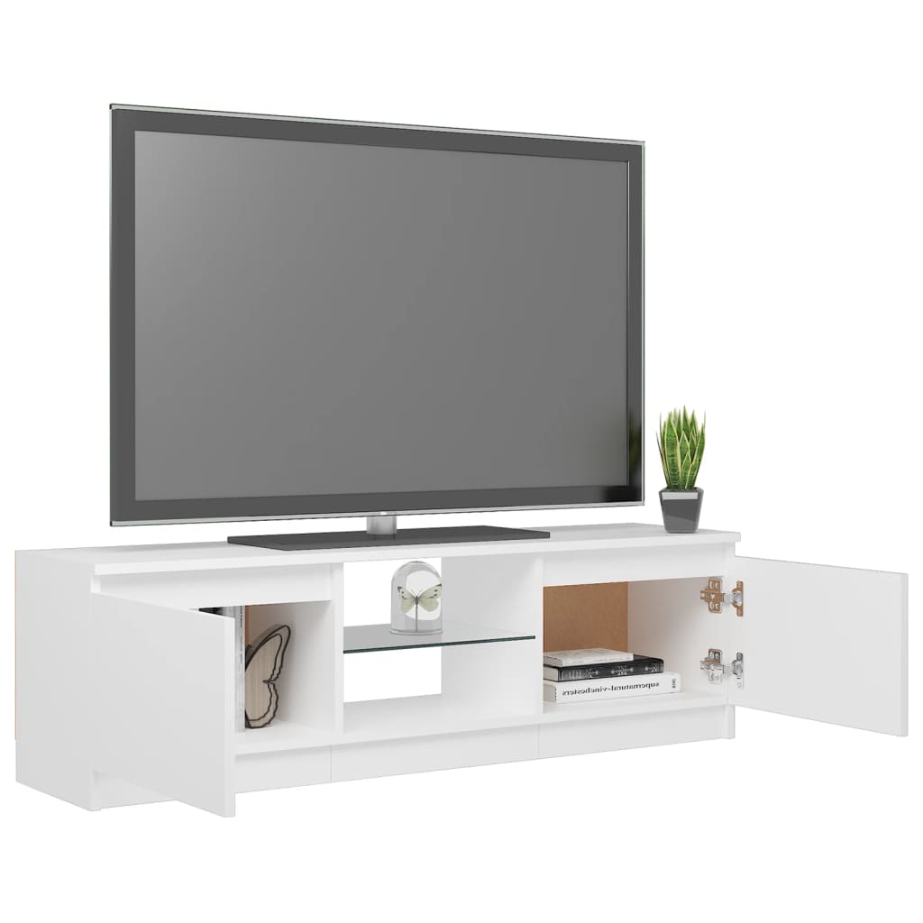 Tv-meubel met LED-verlichting 120x30x35,5 cm