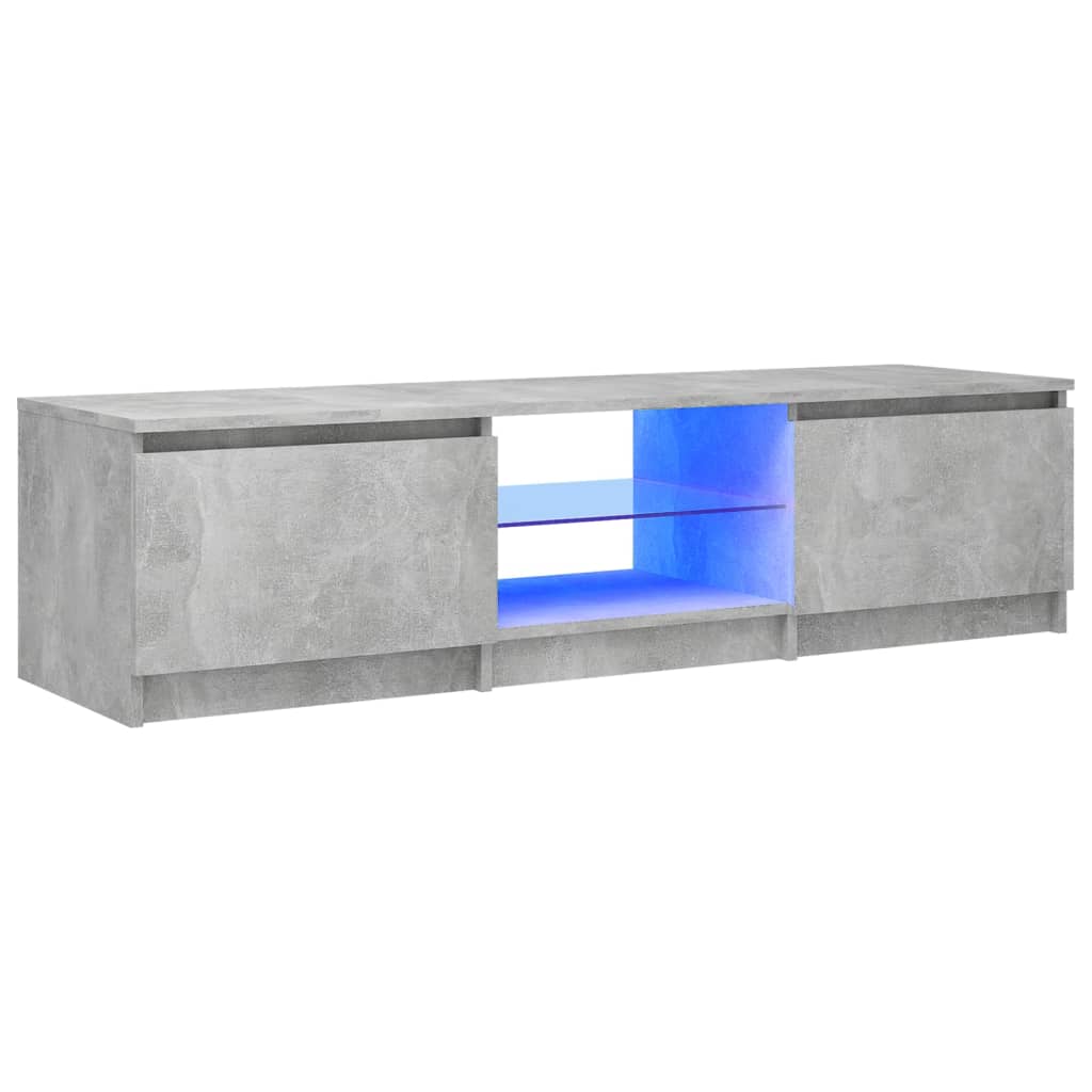 Tv-meubel met LED-verlichting 120x30x35,5 cm