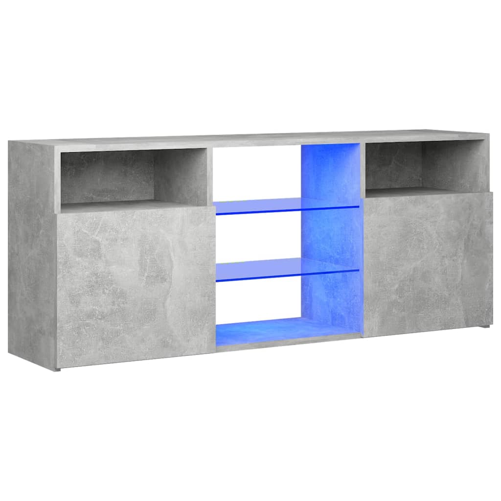 Tv-meubel met LED-verlichting 120x30x50 cm