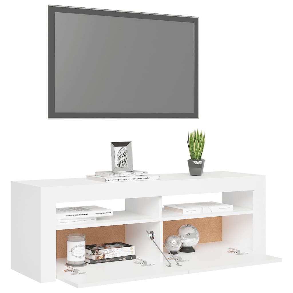 Tv-meubel met LED-verlichting 120x35x40 cm