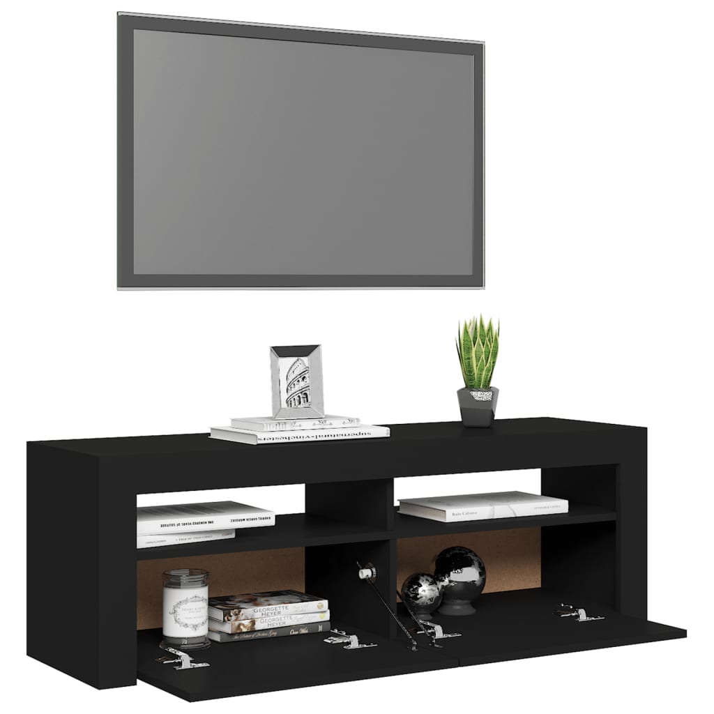 Tv-meubel met LED-verlichting 120x35x40 cm