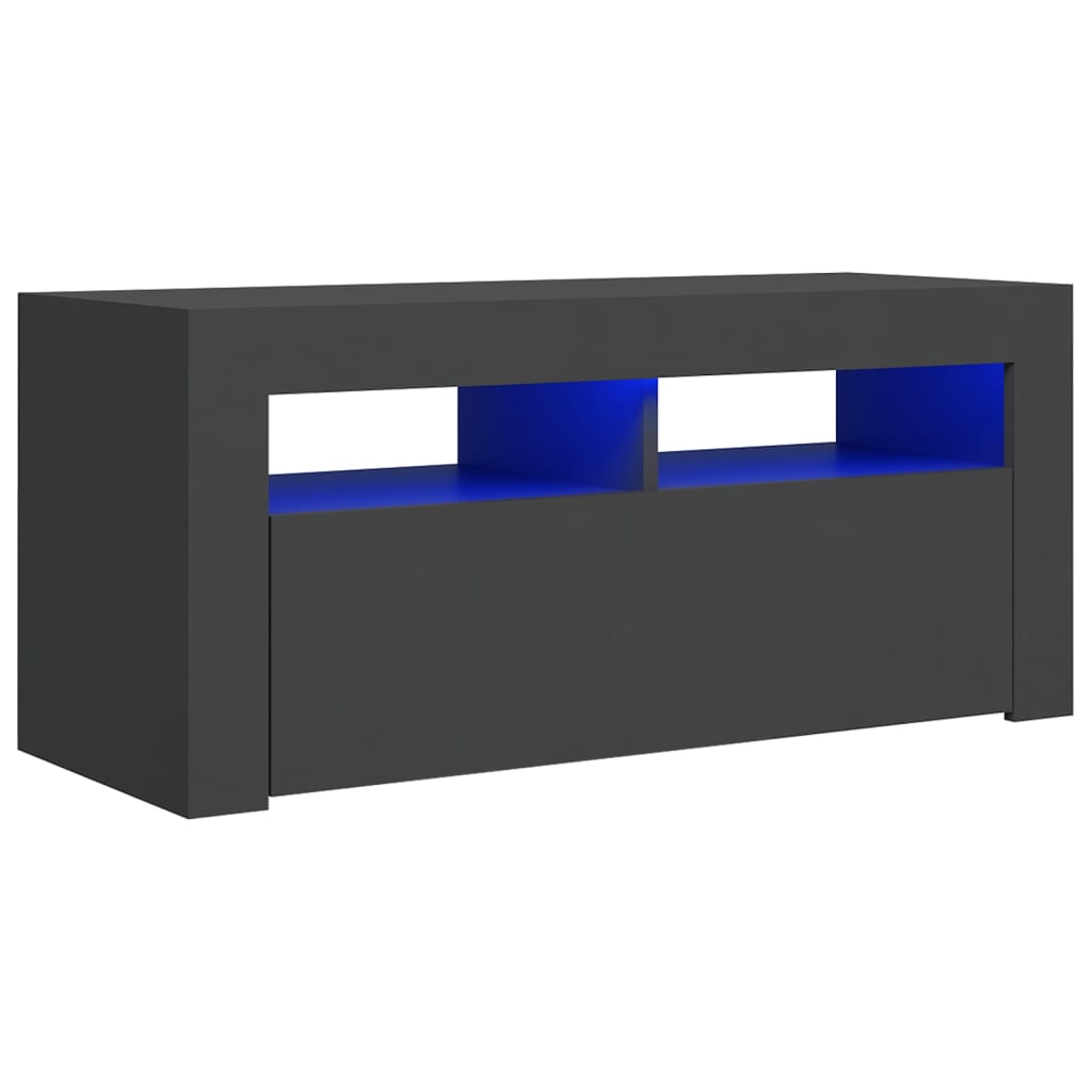 Tv-meubel met LED-verlichting 90x35x40 cm