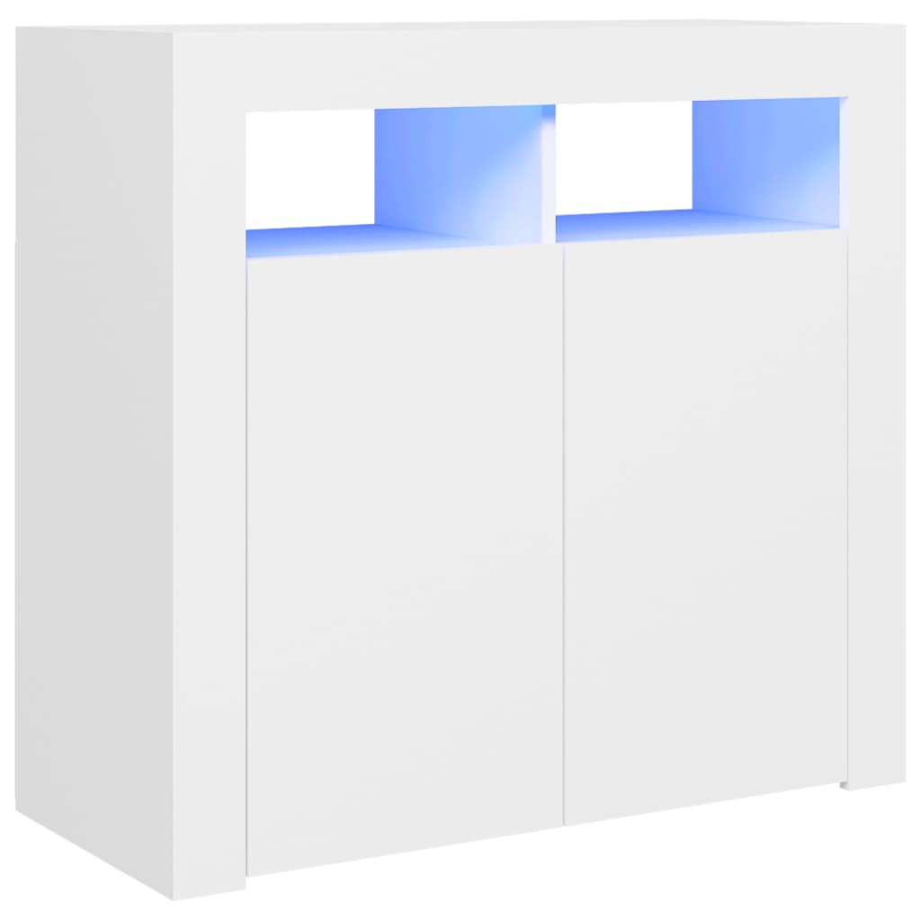 Dressoir met LED-verlichting 115,5x30x75 cm