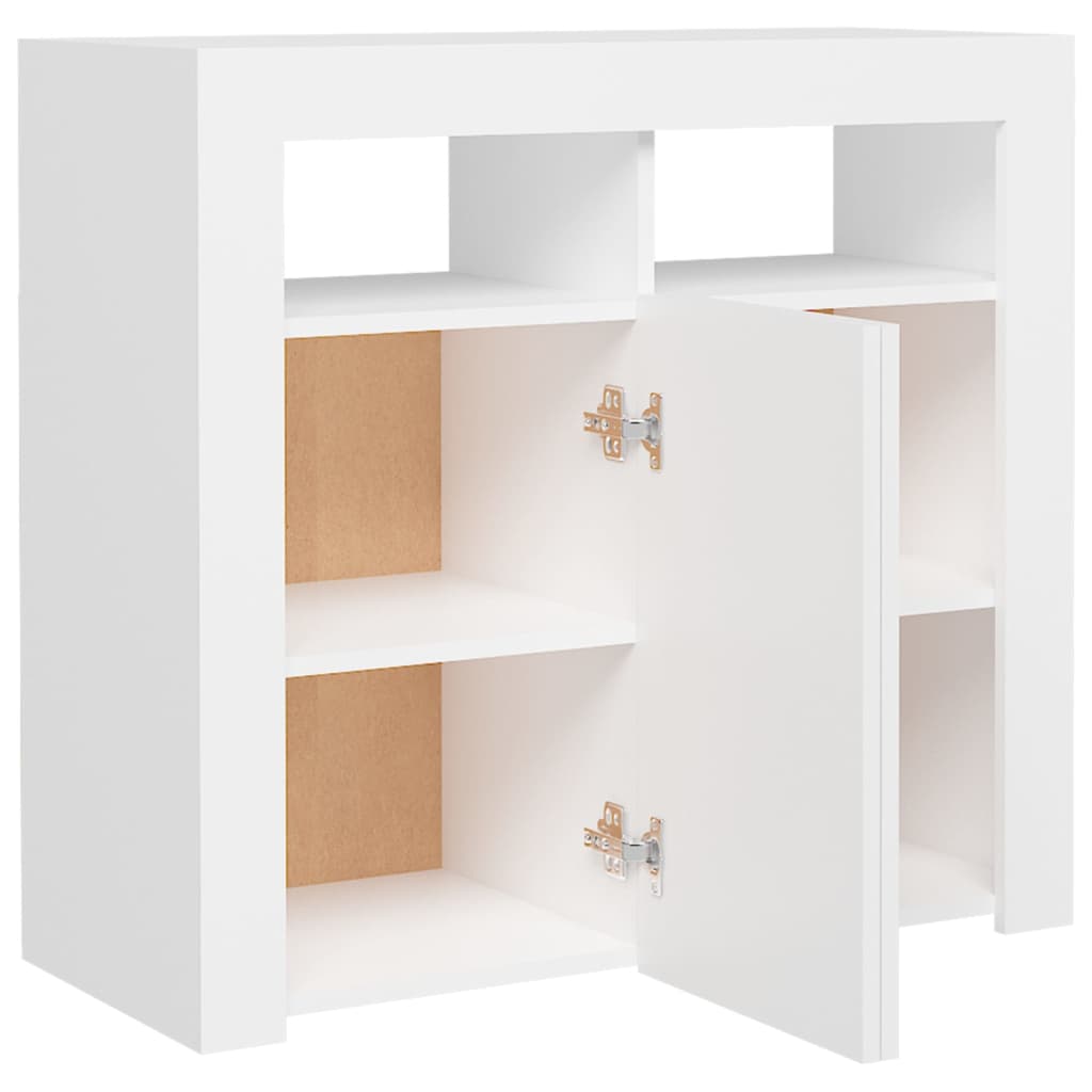 Dressoir met LED-verlichting 115,5x30x75 cm