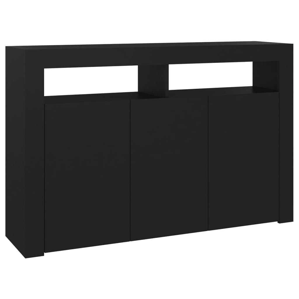 Dressoir met LED-verlichting 115,5x30x75 cm