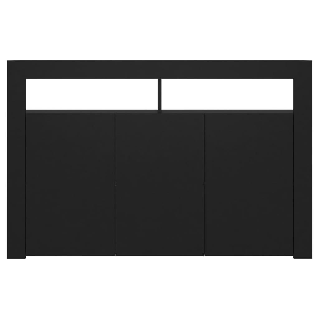 Dressoir met LED-verlichting 115,5x30x75 cm