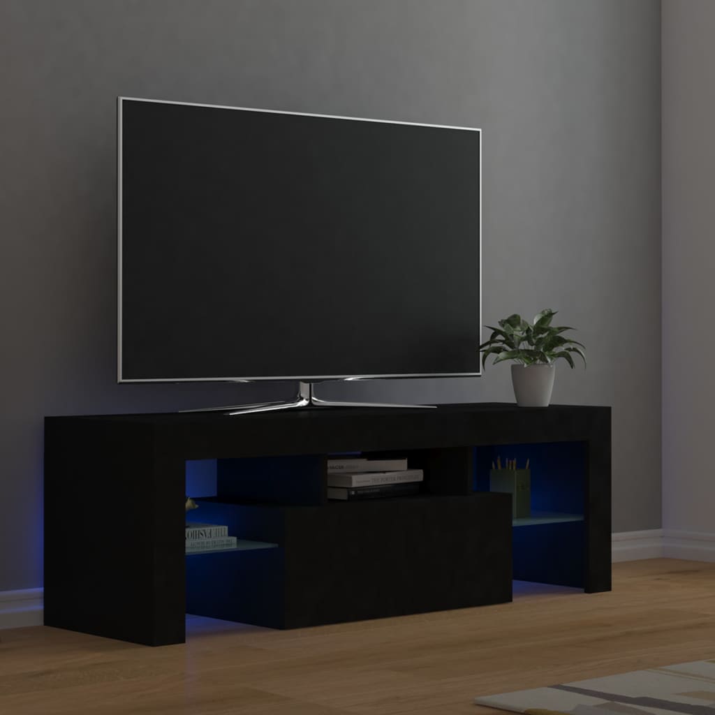 Tv-meubel met LED-verlichting 120x35x40 cm