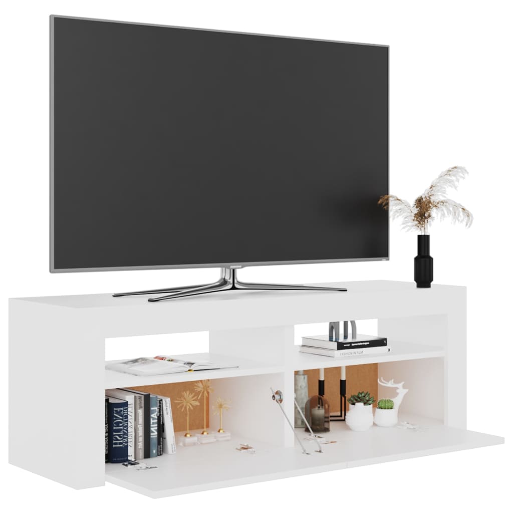 Tv-meubel met LED-verlichting 120x35x40 cm