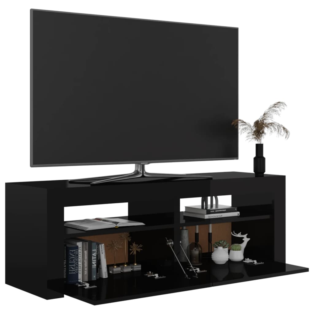 Tv-meubel met LED-verlichting 120x35x40 cm