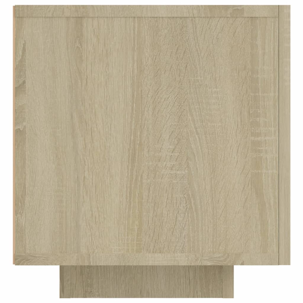 Tv-meubel met LED 160x35x40 cm bewerkt hout oud hout